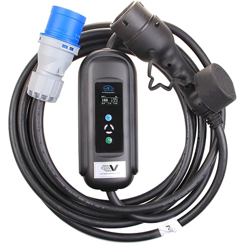 1-EVMOTIONS Gamma EVSE Type2 (max. 32A) Câble de recharge véhicule électrique