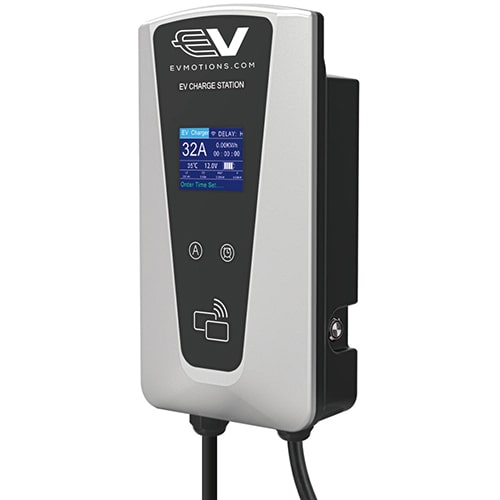 2-EVMOTIONS Delta Smart Wallbox Type2 11kw Wi-Fi Câble de recharge véhicule électrique