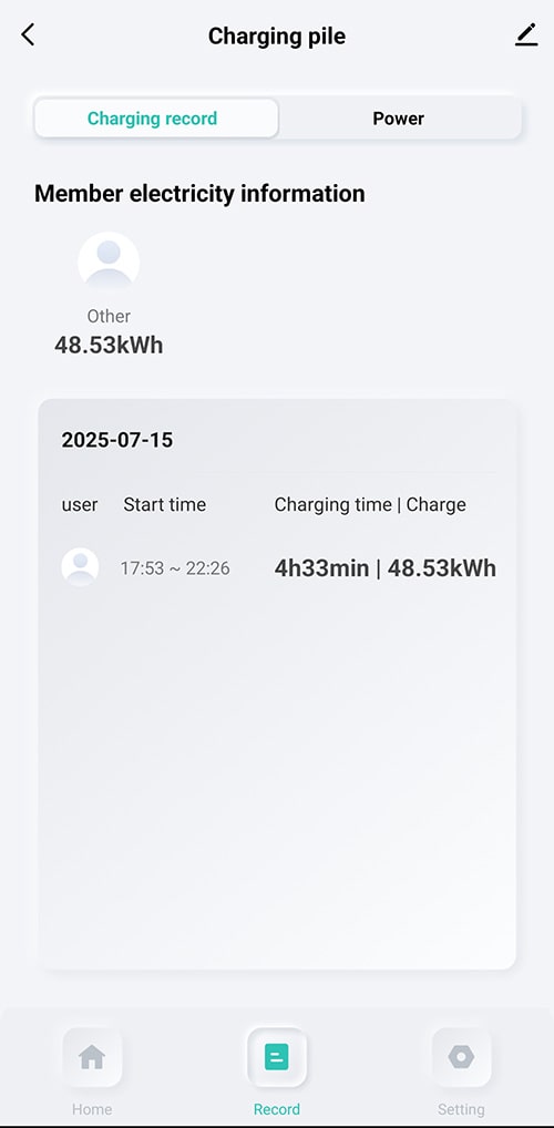 4-EVMOTIONS Delta Smart Wallbox Type2 11kw Wi-Fi Câble de recharge véhicule électrique