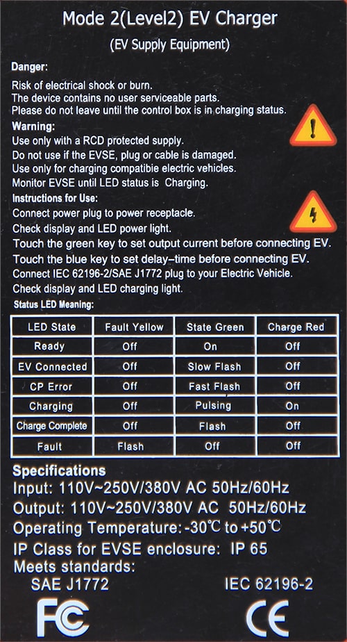 5-EVMOTIONS Gamma EVSE Type2 (3x32A) Câble de recharge véhicule électrique