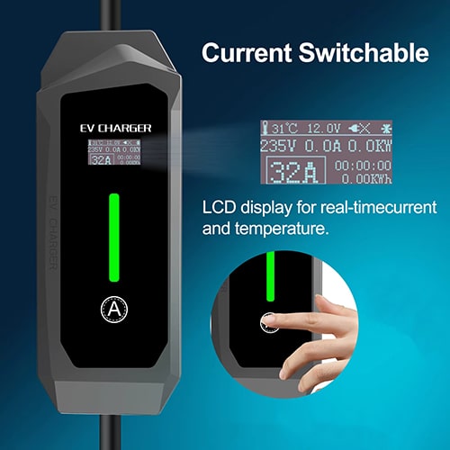 2-EVMOTIONS Lambda EVSE Type2 (max. 16A) Câble de recharge véhicule électrique