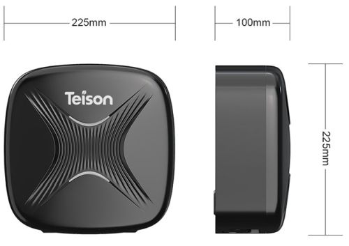 4-TEISON Smart Wallbox Type2 11kw Wi-Fi Câble de recharge véhicule électrique